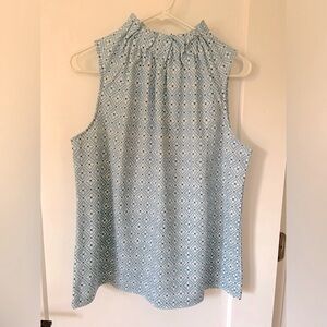 Ann Taylor sleeveless blouse, size L, NWT